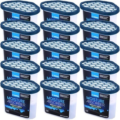 ZARPAX Moisture Absorber Activated Charcoal 10.5 oz - Set of 15
