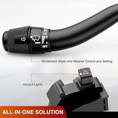 Nilight Turn Signal Switch Compatible with 1992 1993 1994 1995 1996 1997 Ford F150 F250 F350 Aerostar F Super Duty 1992-1996 Bronco 1992-1994 F53 F59 Windshield Wiper