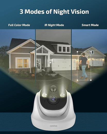 《4K Ultra HD &130° Wide Angle》POE Security Camera System Outdoor, Wired IP Cameras with 8CH NVR Systems, Video Surveillance DVR Kits with PIR Motion Detection