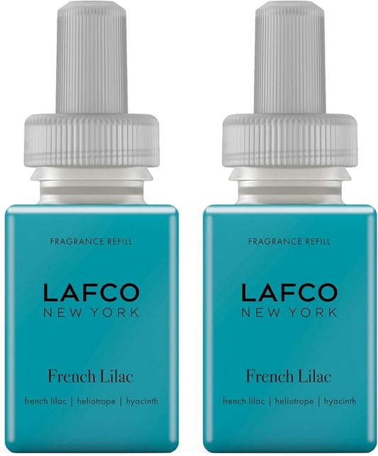LAFCO New York Pura Smart Device Refill, French Lilac - Pack of 2 - Each Vial Delivers Up to 2 Weeks of Fragrance Life - Made in the USA