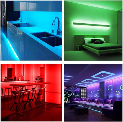 DAYBETTER Led Strip Lights 100 ft Smart with App Remote Control, 5050 RGB for Bedroom, Living Room, Home Decoration, Music Sync Color Changing for Room Party(2 Rolls of 50 ft)