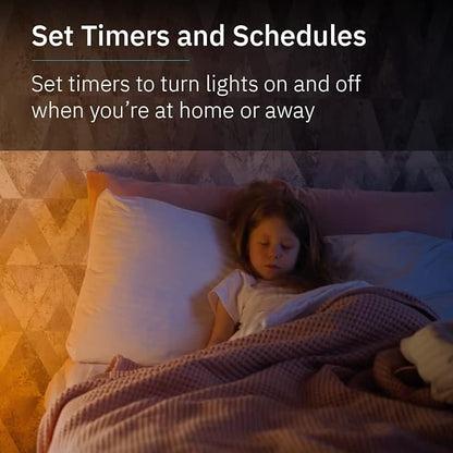abode Color Bulb - Smart LED Lights Let You Customize Color, Brightness, Temperature, Timing and Automation App – Connect Via WiFi, Works with Google Assistant and Alexa - 2 Pack