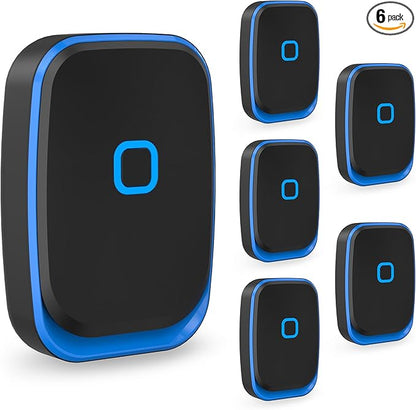 Plug In Air Ionizers for Home – 6 Pack Negative Ion Air Cleaner for Strong Dog Poof, Cat Litter Box Deodorizer, Air Purifier For Smoke, Kitchen Odor, Bathroom Closet Shoe Cabinet Office – Black