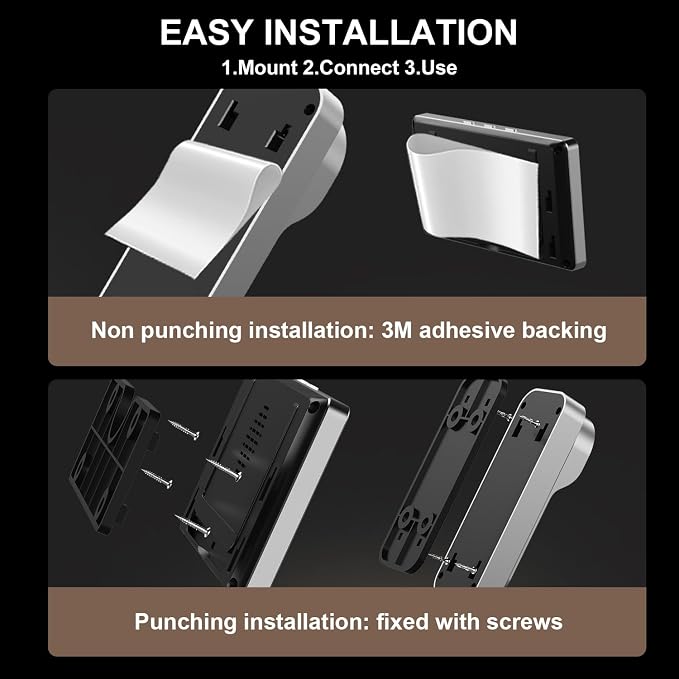 Wireless Video Doorbell, 130° Wide Angle, Infrared Night Vision, Two-Way Audio, No WiFi Needed, Supports Local SD Card Recording