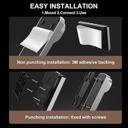 Wireless Video Doorbell, 130° Wide Angle, Infrared Night Vision, Two-Way Audio, No WiFi Needed, Supports Local SD Card Recording