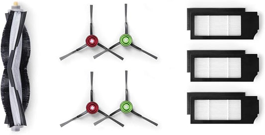 ECOVACS Accessory Pack (Replacement Brushes and Filters) for DEEBOT X1 Omni (Black) / X1 TURBO/X1/ X1 Plus, Large