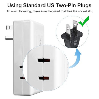RGBZONE Smart Plug-in Dimmer Switch Compatible with Alexa for Dimmable Lamp