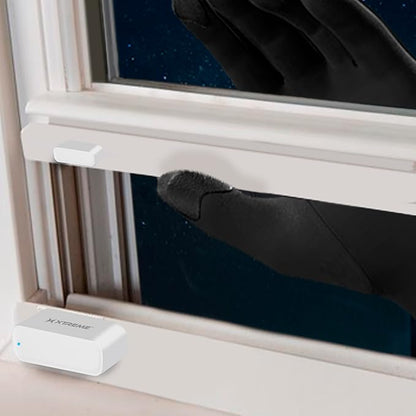 Xtreme Smart Wi-Fi Window & Door Sensor, Wireless 2.4GHz Wi-Fi Door Sensor, No Hub Required, Instant Notifications, Remote Access, Smart Scenes, Battery Powered, App Compatible with Android & iPhone