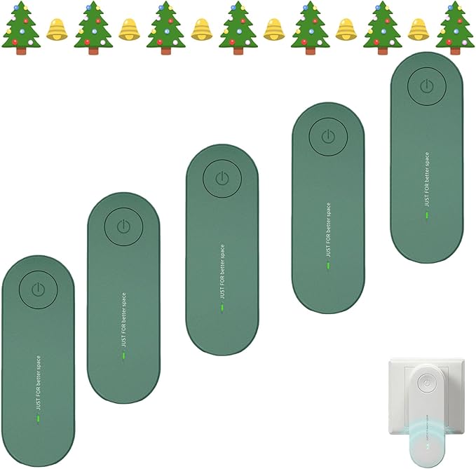 Air Purifier For Mold,2026 New Mag Air Remover Plug In Quiet Purifier, For Bedrooms, Toilets, Closets, Pet Room, Office (Green)