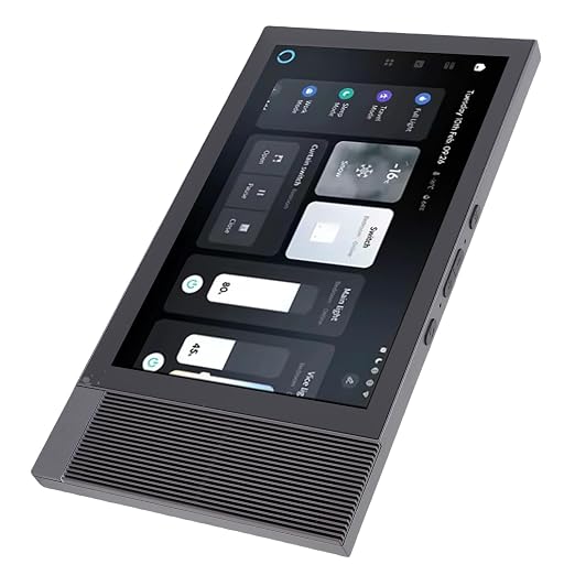 Jiawu 8 Inch Smart Home Control Panel with Built in Voice Control for Smart Scene Wall Panel, Easy Wall Mounted Installation