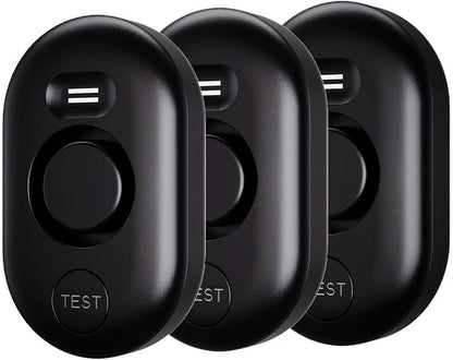 Water Leak Detector Sensor Alarm: Home Water Flooding Monitor Smart Sink Overflow Monitoring Adjustable Wet Moisture Alert Pipe Leakage Drip Detection Warning for Basement Floor (3 Sensor)