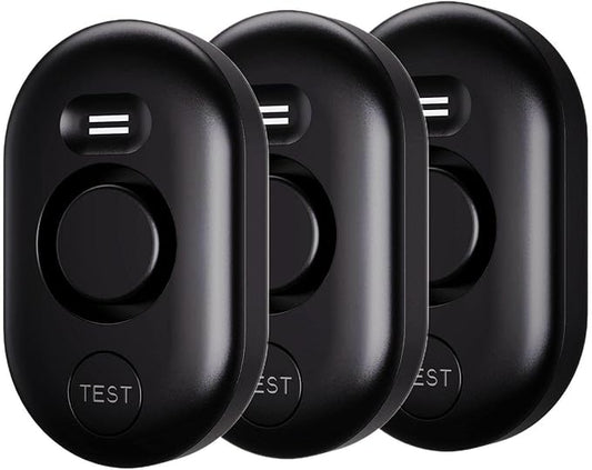 Water Leak Detector Sensor Alarm: Home Water Flooding Monitor Smart Sink Overflow Monitoring Adjustable Wet Moisture Alert Pipe Leakage Drip Detection Warning for Basement Floor (3 Sensor)