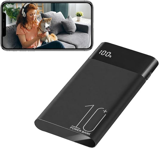 Wireless Security Hidden Camera - Wireless Nanny Cam - Night Vision Indoor/Outdoor Use - APP Remote Control