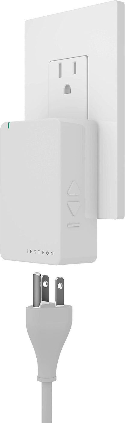 Insteon Smart On/Off Plug-in Module, 1800W, 3-Pin, 2635-222 - Indoor Only - Requires Insteon Hub for Voice Control with Amazon Alexa and Google Assistant