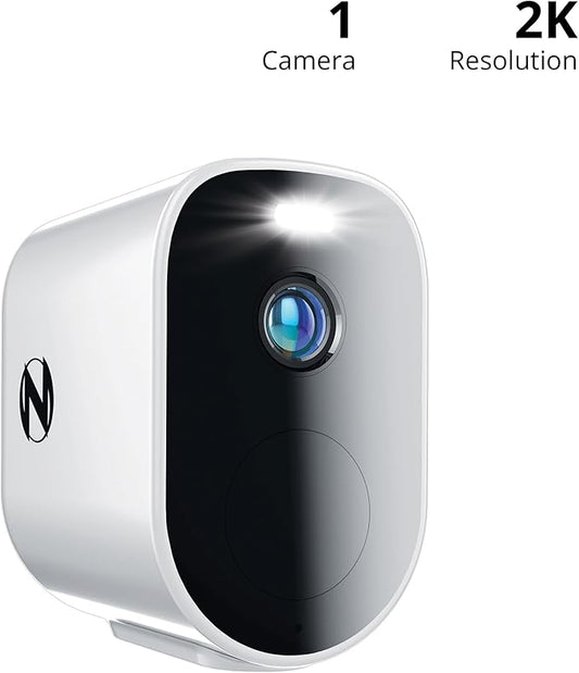 Night Owl Wire Free 2K HD Indoor/Outdoor Deterrence Camera with 2-Way Audio