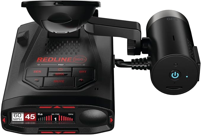 Escort Redline 360c Laser Radar Detector & Escort M2 Smart Dash Cam Bundle