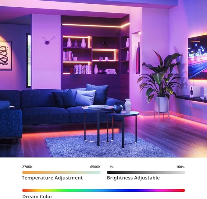 C05W 6PIN RGBCCT LED Strip Contrallor,2.4GHz WiFi Group Controller Alexa Google Home,Smartphone APP Control Compatible with LM091 RC03RF LM007 LM097 RGBCCT Remote,DC12-24V