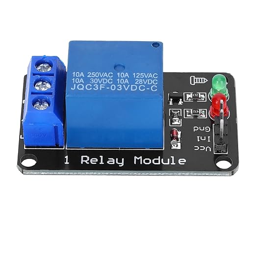 3.3V Relay Module for, Electronic Switch Control Board with LED Indicator, Compatible with Smart Home Automation Systems and DIY Projects