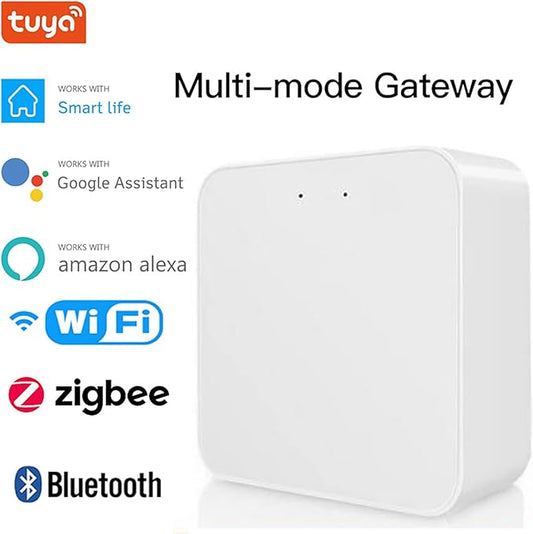 ZigBee & Bluetooth Mesh Gateway Hub: Multi-Protocol Smart Hub Gateway, Tuya ZigBee Hub Voice Control via Alexa & Google Home, Wireless Remote Controller Support All Tuya Smart Products