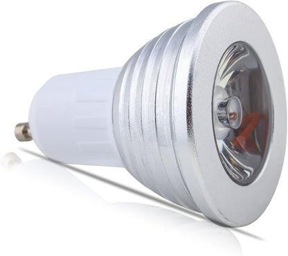 Mengjay 1 Pcs Dimmable GU10 3W Led Bulb RGB LED Spotlight Smart Led Lamp with Remote