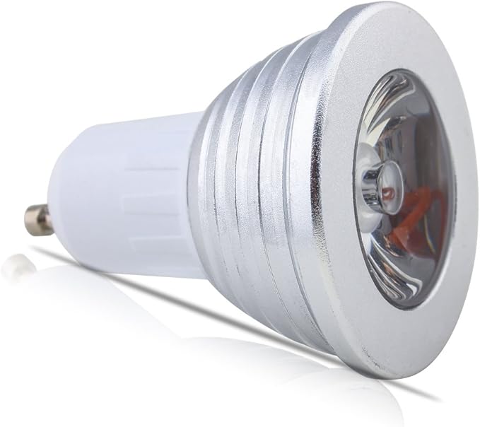 Mengjay 10 Pcs Dimmable GU10 3W Led Bulb RGB LED Spotlight Smart Led Lamp with Remote