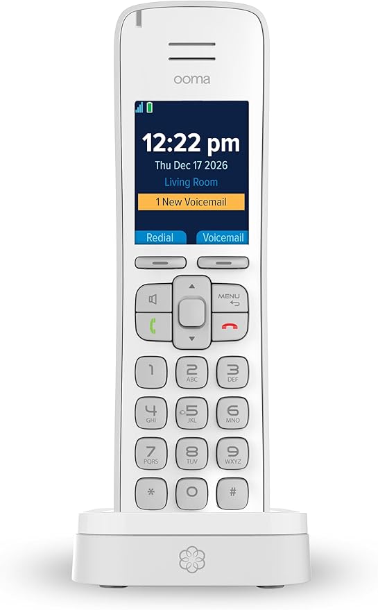 Ooma Telo Air and Handset. Free Internet Home Phone Service Wi-Fi Connectivity. Affordable landline Replacement. Unlimited Nationwide Calling. Mobile app. Low International Rates. Blocks robocalls.