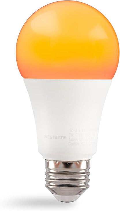 Westgate TC-A19-9W-RGBW-WIFI E26 LED Bulb, Smart Light Bulb, Color Changing Light, A19 Shape, Dimmable - Smart App Compatible, Compatible with Alexa, Works with Google