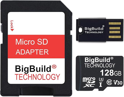 128GB U3 Micro SDXC Memory Card for EZVIZ C8W, CB3, EB3, H3 Security Cameras