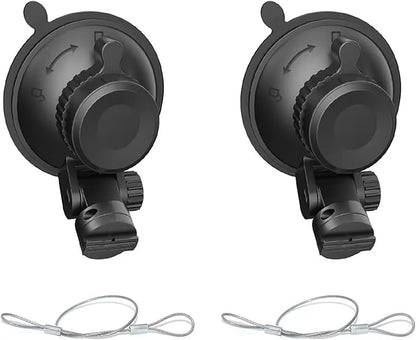 Dash Cam Mount, Windshield Suction Cup Mounting Bracket, Suction Cup Bracket, Suitable for R2-4K and R2-4K PRO Car Recorder Models 2 Sets