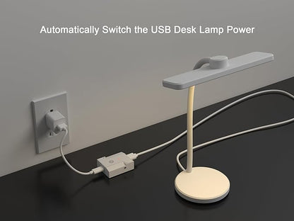Automatically Power On Off for Wyze Cam v4 v3 Camera, Automatically Turn Off Camera When Going Home to Protect Privacy with USB Power Extension Cable