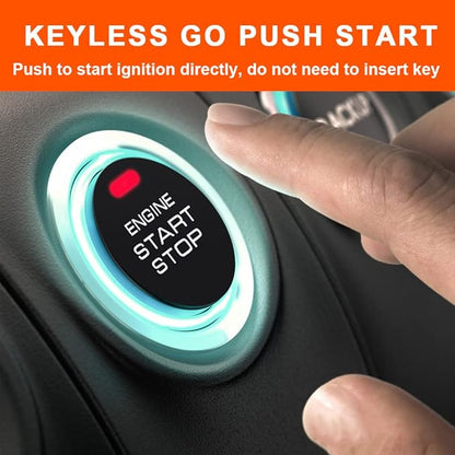 Car Alarm System with Remote Start and Smart Push Start Button