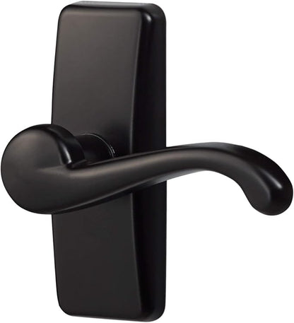 Ideal Security GL Lever Handle Set for Storm Doors and Screen Doors, Storm Door Handle Replacement, Screen Door Handle, Matte Black
