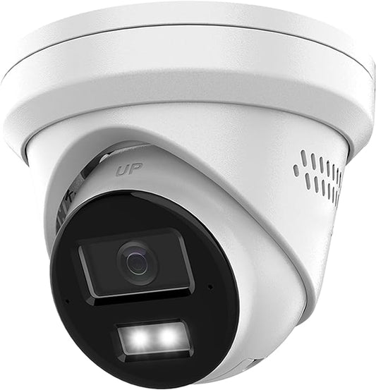 DS-2CD2383G2-LI2U/SL Hik AcuSense 4K 8MP Turret Camera,PoE IP Cameras, Smart Hybrid Light, Human/Vehicle Detection, 120dB WDR, IP67, H.265+,2.8mm, Upgrade DS-2CD2383G2-IU