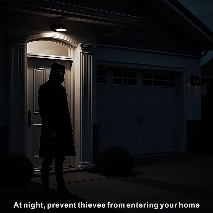 7117 Motion Sensor Light Bulbs, 13W (100Watt Equivalent), Motion Activated Dusk to Dawn Security LED Bulb, A19 E26 3000K Warm White, for Indoor and Outdoor Lighting, Porch, Stairs, Hallway 3Pack