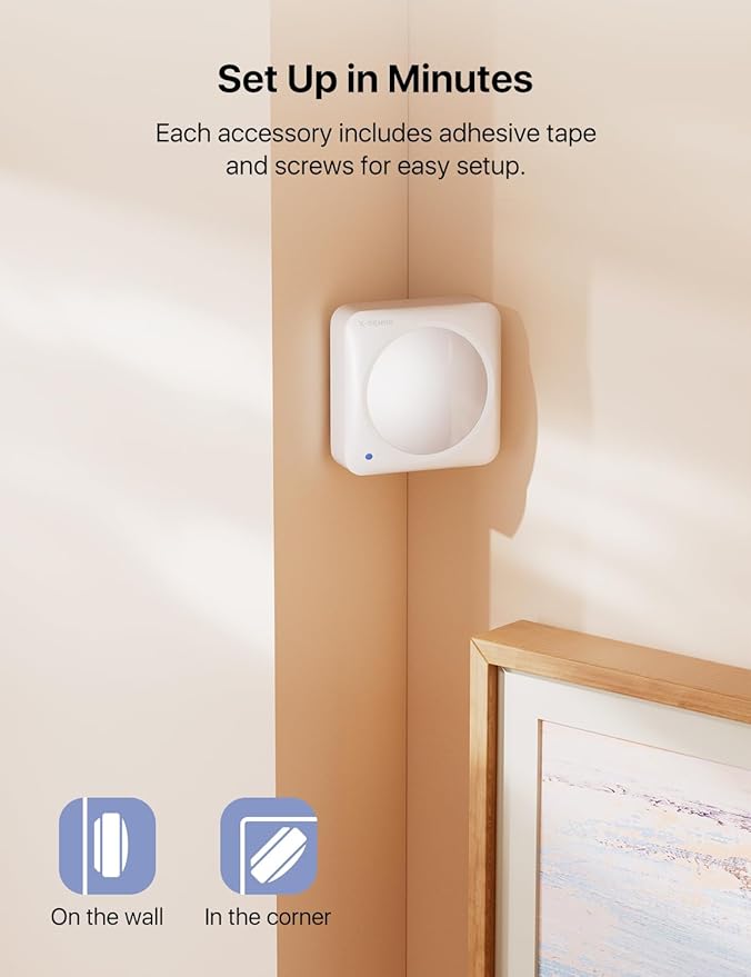 X-Sense Smart Security Keypad, Security Kit AS05/AS08 Accessory, Easy Mode Switching with Panic Button, Includes Batteries and Compatible with Alexa, Requires SBS50 Base Station, SKP0A