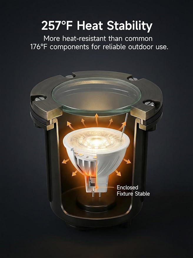 Gardenreet MR16 LED Light Bulb, Tunable White 2700K-6500K 5W with Remote, Dimmable Halogen Replacement for Enclosed Outdoor Landscape Lighting, 12V Low Voltage GU5.3 Bi-Pin, 450LM 45° Beam, 12 Pack