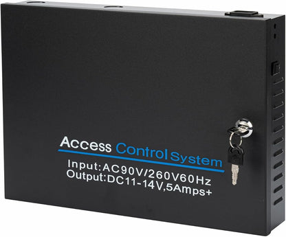 2 Doors PIR Exit Motion Sensor Access Control Metal Waterproof Keypad Reader Big Space Power Supply Box(can Put in Backup Battery) Strike Lock Digital Lock System