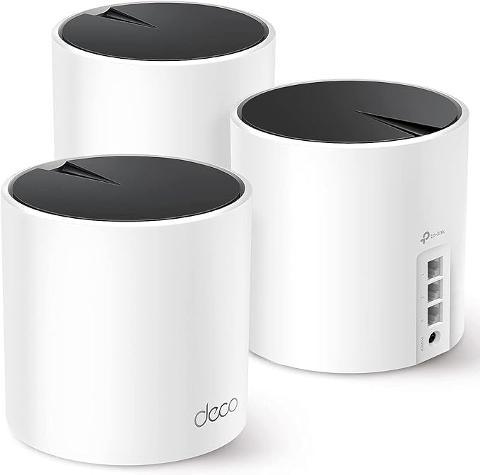 TP-Link Deco X55 AX3000 WiFi 6 Mesh System - Covers up to 6500 Sq.Ft,Replaces Wireless Router and Extender,3 Gigabit Ports per Unit,Supports Ethernet Backhaul,Deco X55,(Pack of 18)