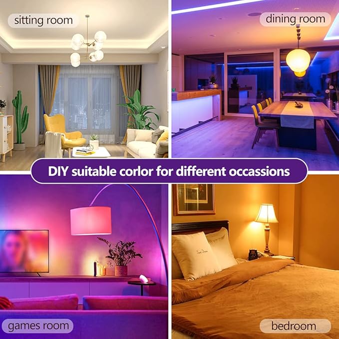 LGIDTECH ZJ09B RGBWW WiFi LED Light Bulb E26 AC100-130V,RGB Color Changing,Color Temperature Adjustable,Compatible with Alexa Google Home Siri Voice Control.Smartphone APP Control Without hub