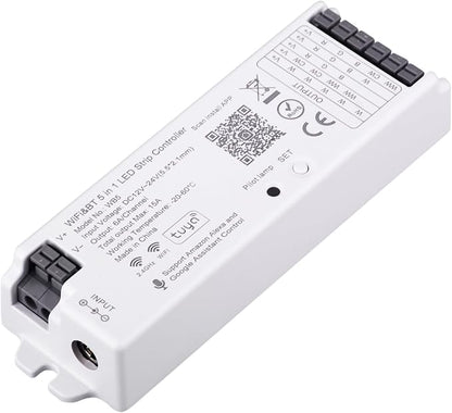 5 in1 WB5 2.4GHz WiFi PWM LED Controller Alexa/Google Home/Tuya APP Control