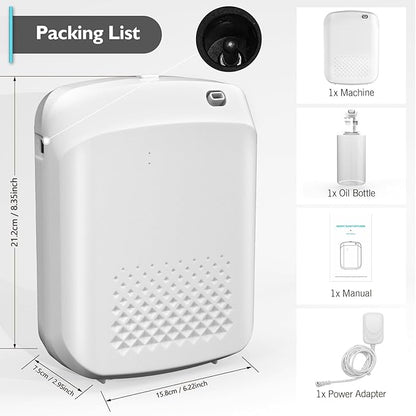 Scent Air Machine for Home, Yofuly Smart Hotel Collection Diffuser with Cold Air Technology, 400Ml Waterless Electric Oil Diffusers for Large Room, Spa, Office, 1500 Sq. Ft Coverage