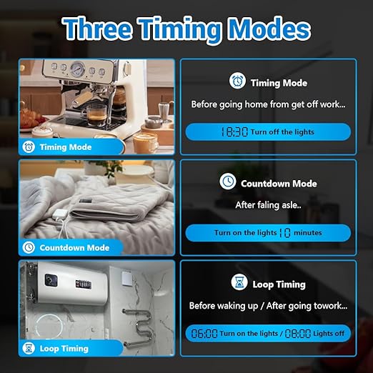 WiFi Circuit Breaker, 1P+N 40A 230V Smart Home Wireless Remote Control Switch Timer Voice Control Energy Monitor Compatible with Smart Life TUYA APP DIN Rail Mounted