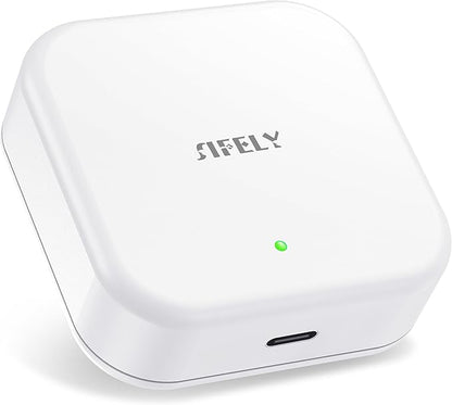 Sifely Smart Lock Wi-Fi Gateway - Remote Access Hub for Sifely Smart Door Lock, Works with App & Alexa (Model G2, Supports 2.4G Wi-Fi Only)