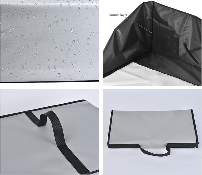 Dust Cover for Air Purifiers - Compatible with MORENTO HY4866 Air Purifiers/MK04 Air Purifiers/AMEIFU sferf-30 Air Purifiers (Silver Grey)