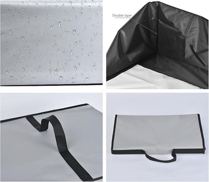 Dust Cover for Air Purifiers - Compatible with MORENTO HY4866 Air Purifiers/MK04 Air Purifiers/AMEIFU sferf-30 Air Purifiers (Silver Grey)