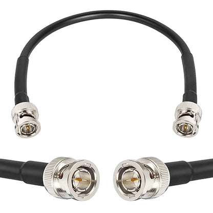 XRDS -RF 12G SDI Cables 1FT, SDI Video Cable 3G/6G/12G 75ohm BNC Male Cable Supports HD-SDI/3G/6G-SDI/4K for Video Security Camera SDI Converter