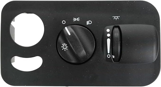 TRQ Headlight Switch Black Compatible with 2005 Chrysler Town & Country 2004-2007 Dodge Caravan Grand Caravan