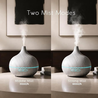 550ml Aromatherapy Essential Oil Diffuser Remote Humidifier 7 LED