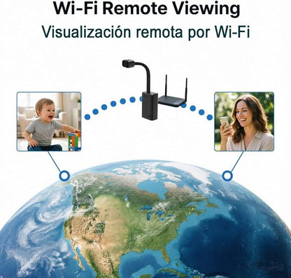 Rettru Indoor Security Camera WiFi with Magnetic Mount and Battery Powered