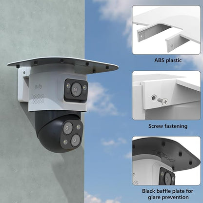 HOLACA Sun Rain Shade Cover for eufy PoE NVR Security System S4 Max, eufy PoE Bullet-PTZ Cam S4 Security Camera